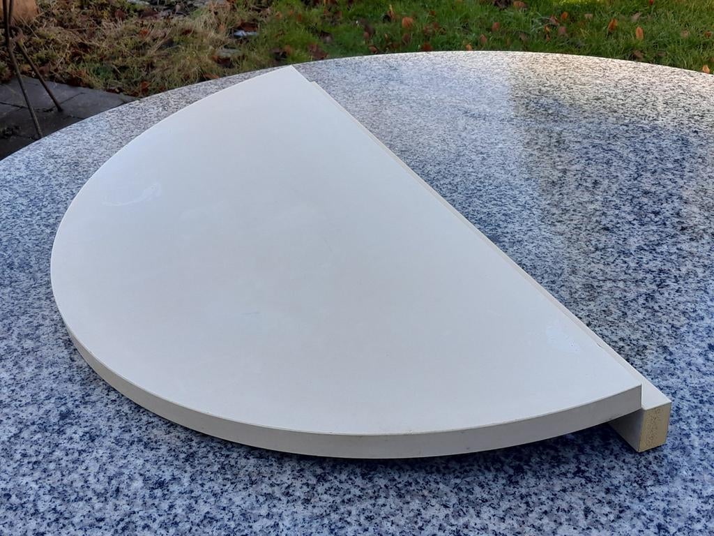 Table demi lune, escamotable., Ophalen