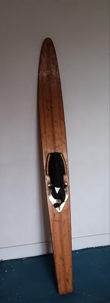 Originele houten waterski, Ophalen