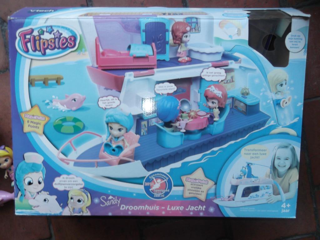 Flipsies - Sandy’s Droomhuis en luxejacht, Enlèvement ou Envoi, 4 à 6 ans