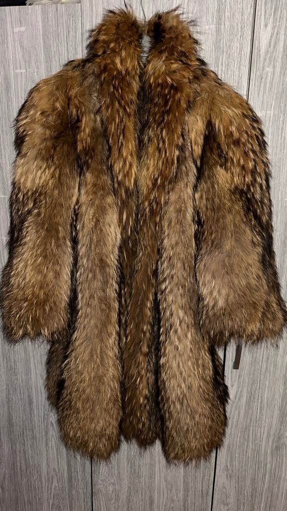 Vintage bruine vossenbontjas, Kleding | Dames, Ophalen of Verzenden, Zo goed als nieuw