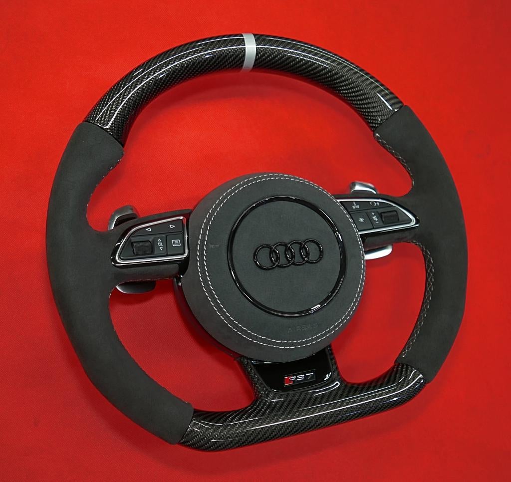 Volant en carbone Alcantara Audi  la mise à niveau S RS, Enlèvement ou Envoi, Neuf, Audi