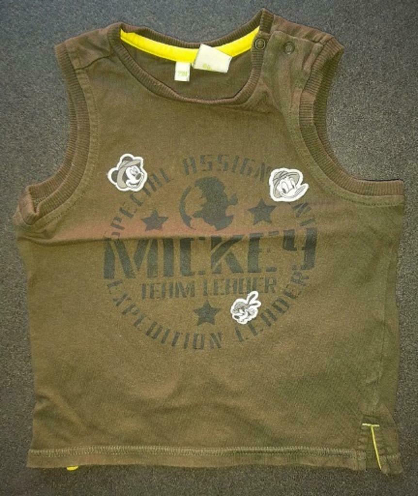 Tanktop jongen mickey mouse maat 23 maanden, Ophalen of Verzenden, Gebruikt, Jongetje, Shirtje of Longsleeve