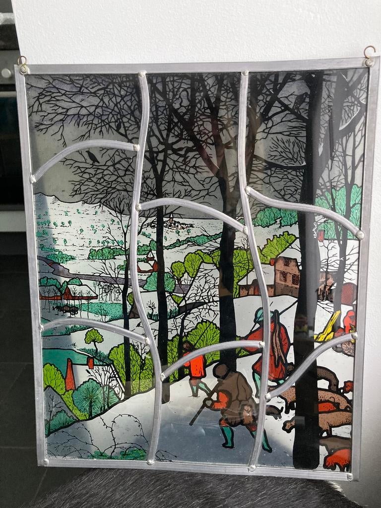 Glas in lood, Antiek en Kunst, Ophalen