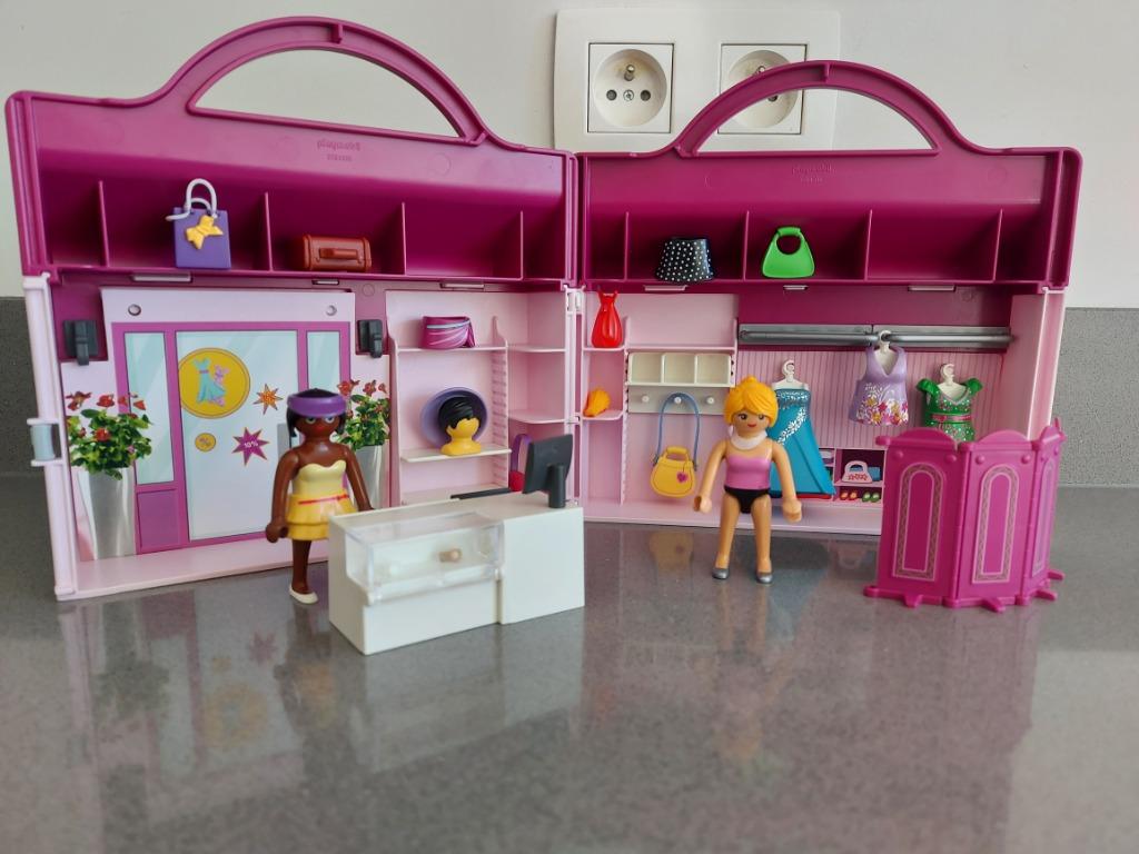 playmobil meeneem fashion shop, Kinderen en Baby's, Speelgoed | Playmobil, Ophalen of Verzenden, Zo goed als nieuw