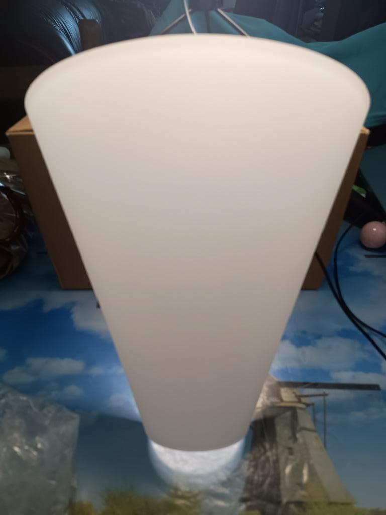 Design wandlamp in opaalglas NIEUW!!, Ophalen, Nieuw, Wit, Overige vormen