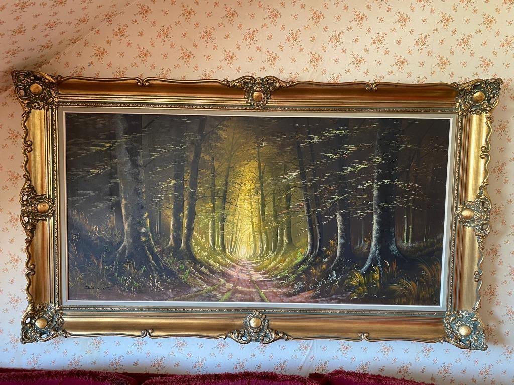 schilderij in prachtige lijst, Enlèvement