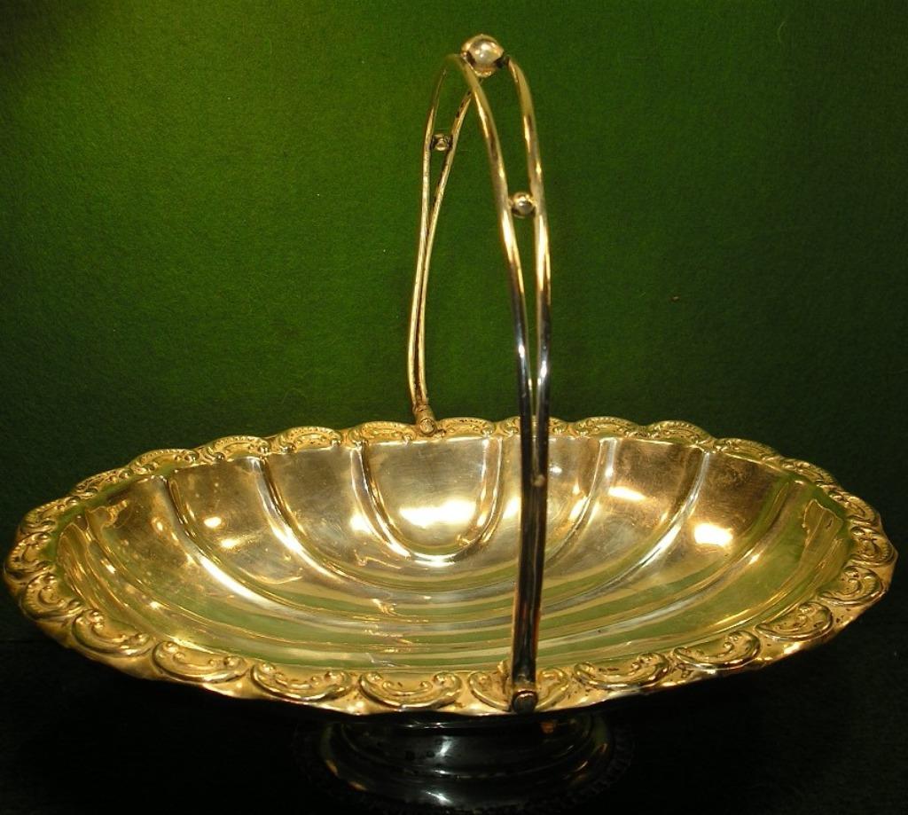 CORBEILLE A FRUITS ART DECO/METAL ARGENTE/EPNS, Enlèvement ou Envoi