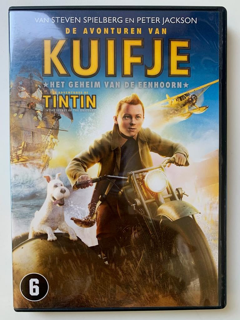 Dvd Kuifje, Cd's en Dvd's, Ophalen of Verzenden, Zo goed als nieuw