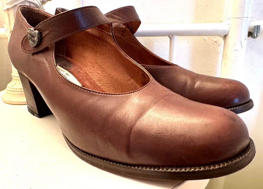 Pompen van het merk Marc O Polo, maat 6,5 (39), Kleding | Dames, Pumps, Bruin, Marc O Polo, Gedragen