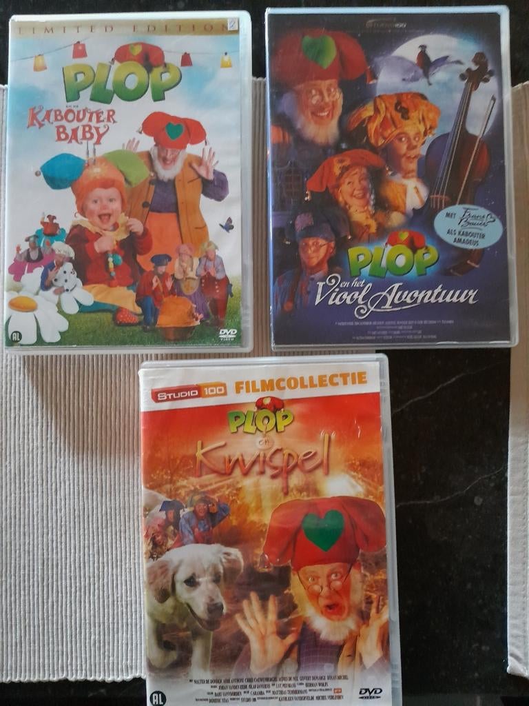 Plop , verschillende titels, Alle leeftijden, Ophalen of Verzenden, Zo goed als nieuw, Film