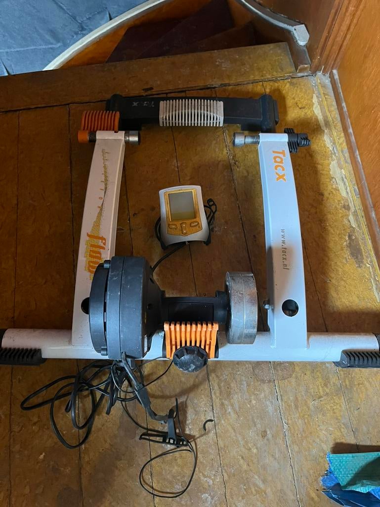 Rôles Tacx avec ordinateur, Enlèvement, Utilisé