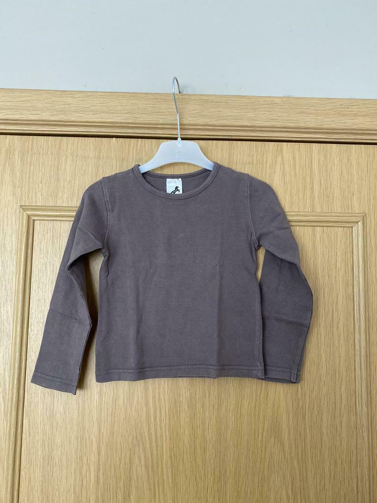 Longsleeve Taupe Maat 98, Gebruikt, C&A, Meisje, Ophalen of Verzenden