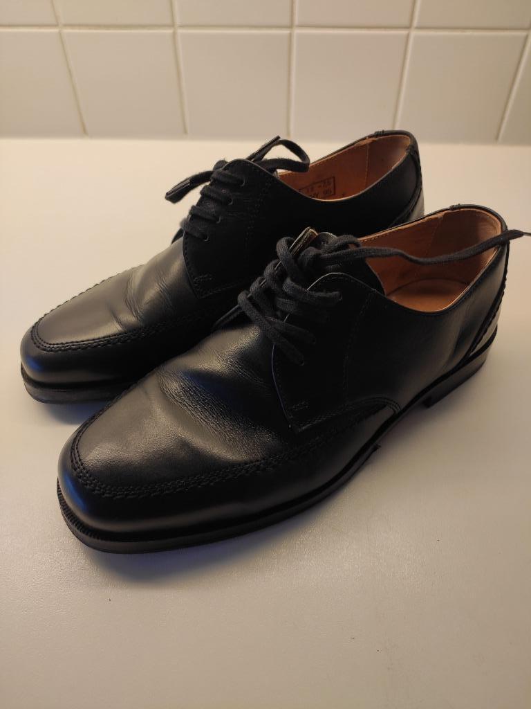 ABL zwarte schoenen maat 39 - volledig in leder, Neuf, Enlèvement, Autres types, Noir