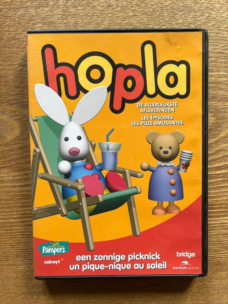 DVD Hopla: Een zonnige picknick, Alle leeftijden, Ophalen of Verzenden, Zo goed als nieuw, Tekenfilm