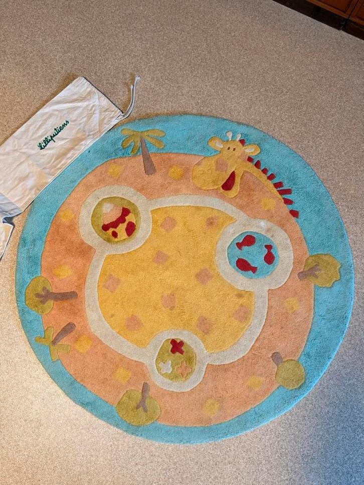 Lilliputiens speelmat/ tapijt kinderkamer 120cm, Kinderen en Baby's, Kinderkamer | Inrichting en Decoratie, Zo goed als nieuw