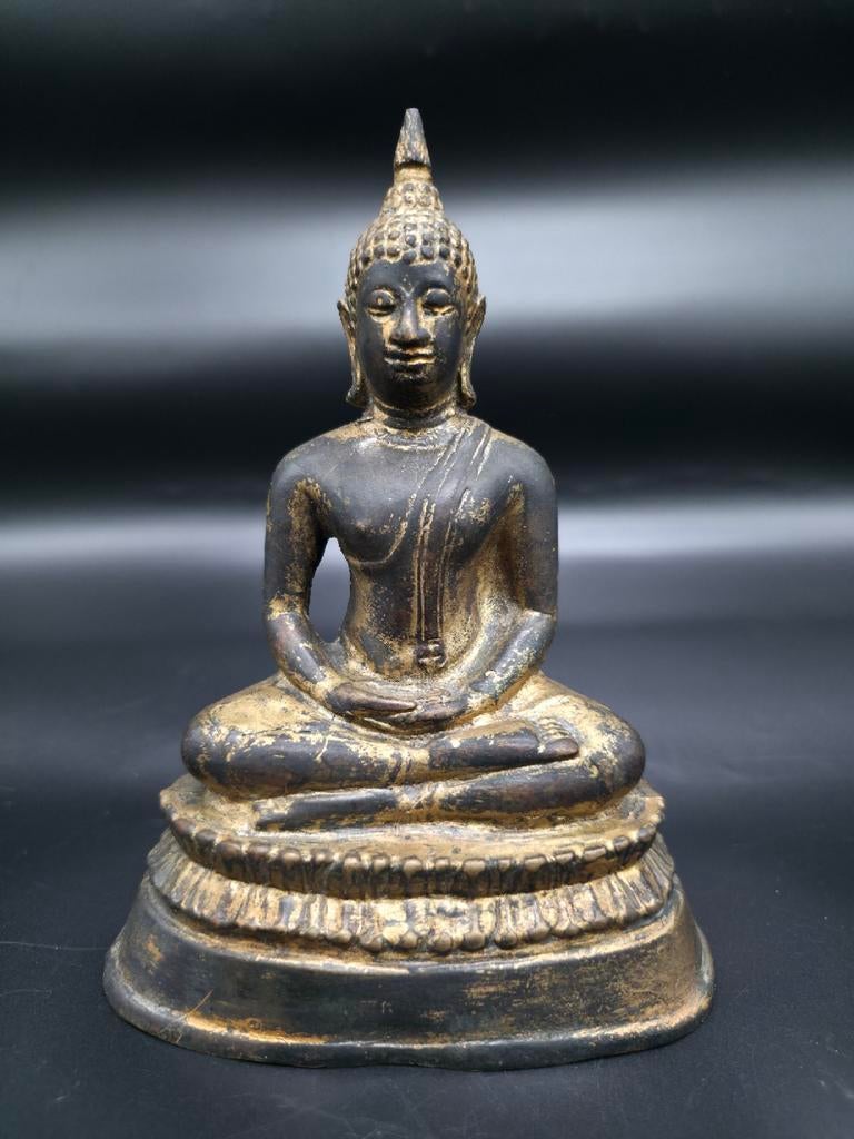 Thaise buddha brons verguld, Ophalen