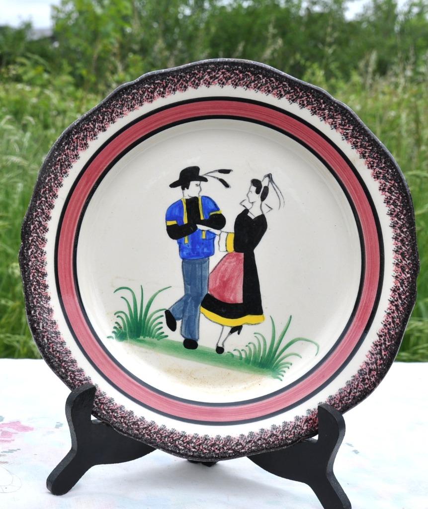 plat henriot quimper numero P 6 DOIZ  MS, Enlèvement ou Envoi