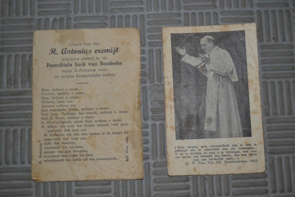 Bidprentjes, gebeden (1849/1937/1950/1955), totaalprijs, Verzamelen, Bidprentjes en Rouwkaarten, Ophalen of Verzenden, Bidprentje