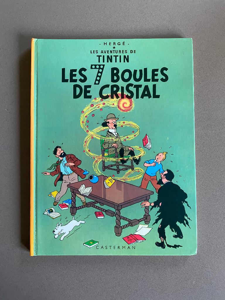 BD Tintin - Les 7 boules de cristal, Une BD, Enlèvement ou Envoi, Utilisé