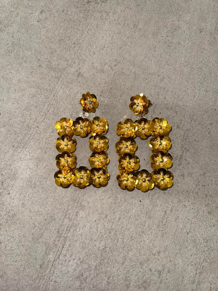 Boucles d’oreilles H&M jaune, Bijoux, Sacs & Beauté, Boucles d'oreilles, Enlèvement ou Envoi, Comme neuf, Jaune, Pendantes