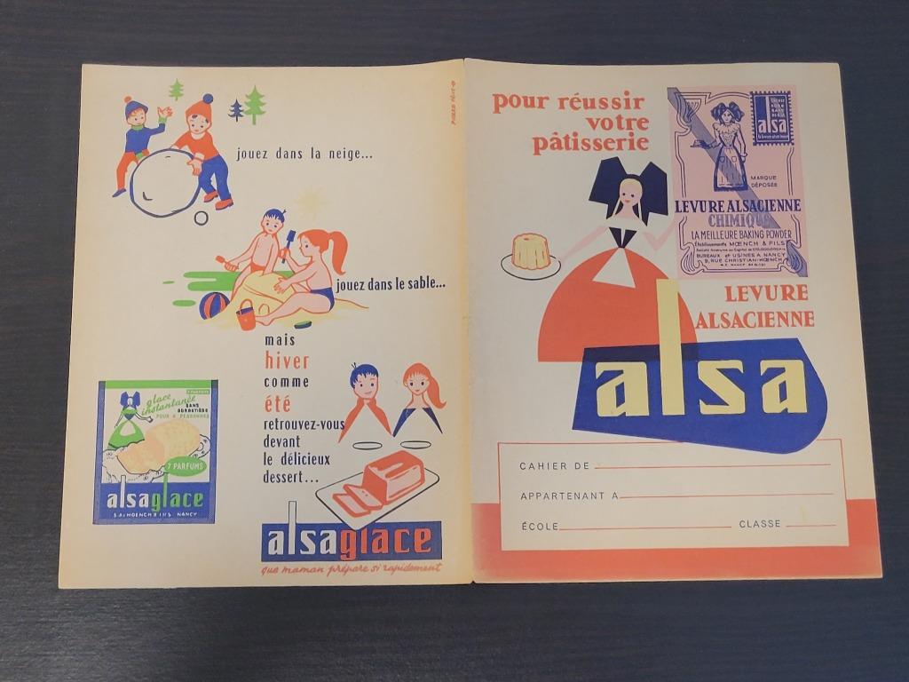 protège cahier publicitaire vintage LEVURE ALSA, Collections, Enlèvement ou Envoi, Neuf, Autres types