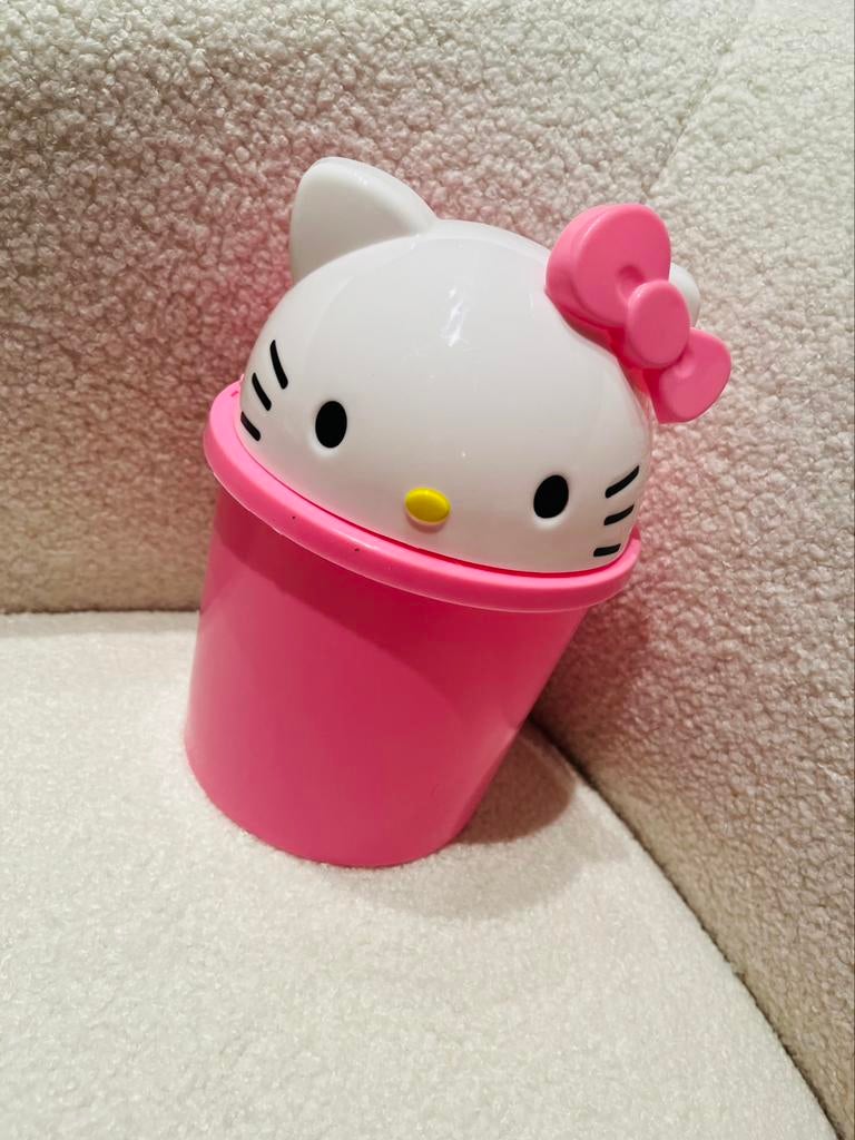 Mini poubelle hello Kitty rose, Maison & Meubles, Enlèvement ou Envoi