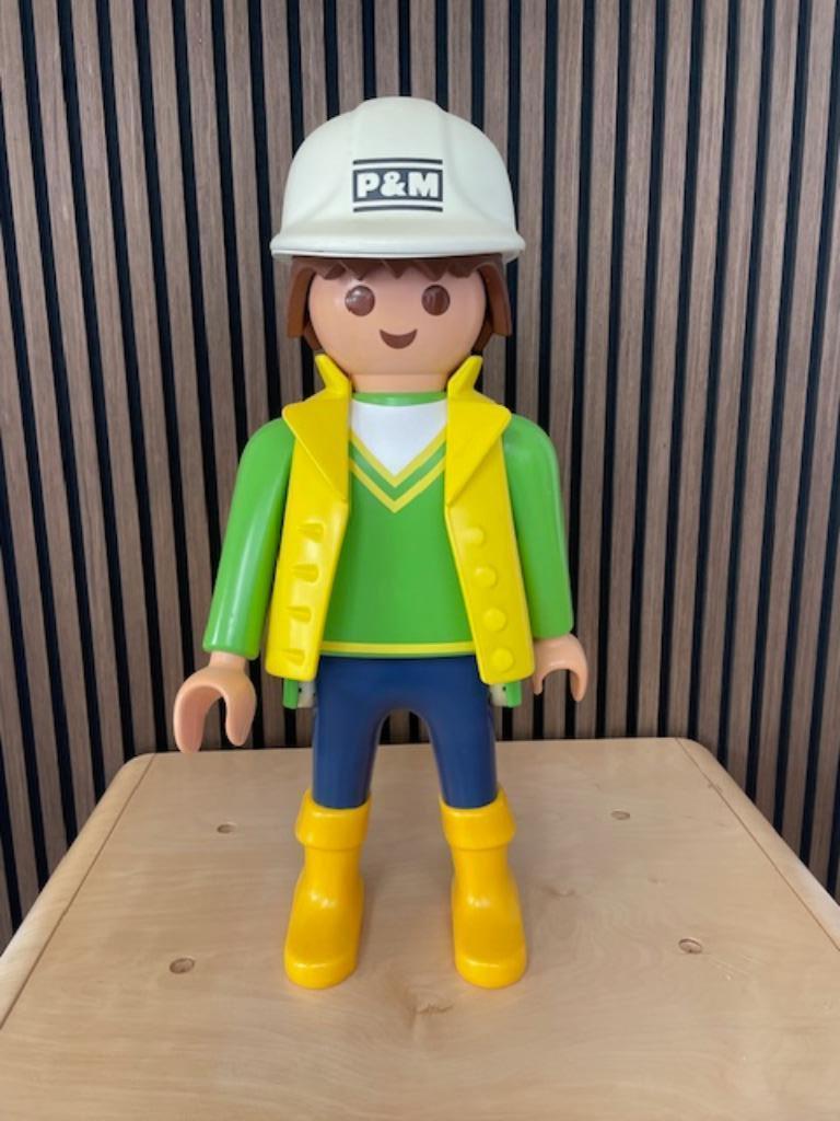 PLAYMOBIL OUVRIER XL - promo - Hors commerce, Ophalen, Zo goed als nieuw, Los Playmobil