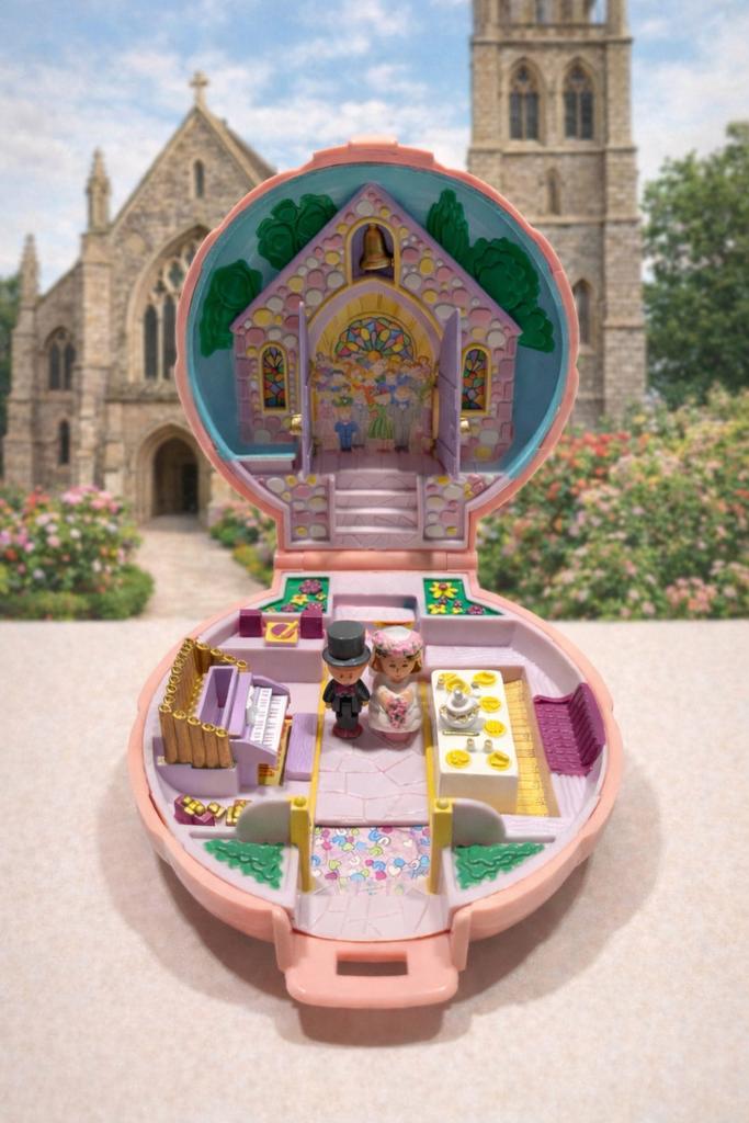 Polly Pocket Nancy & Peter Wedding Day, Ophalen of Verzenden, Gebruikt