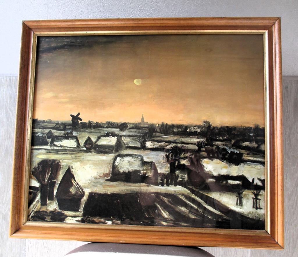 reproductie constant Permeke , zicht op Aartrijke, Ophalen