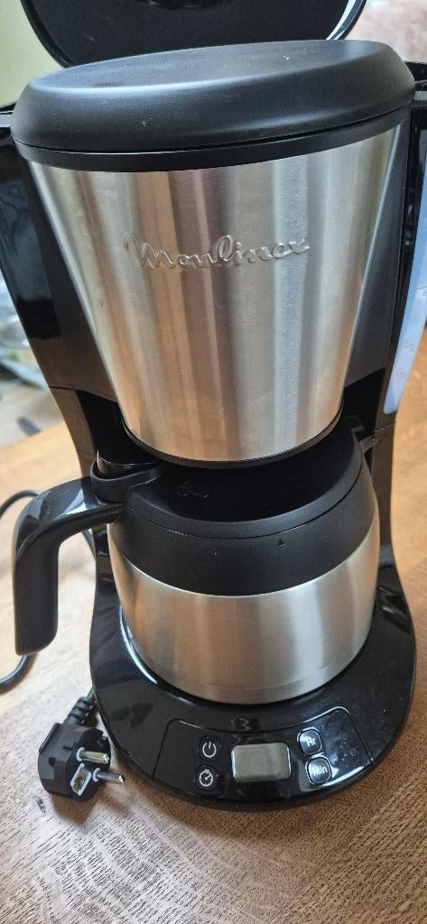 cafetière filtre avec verseuse isotherme, Electroménager, Café moulu, Réservoir d'eau amovible, Comme neuf, 10 tasses ou plus