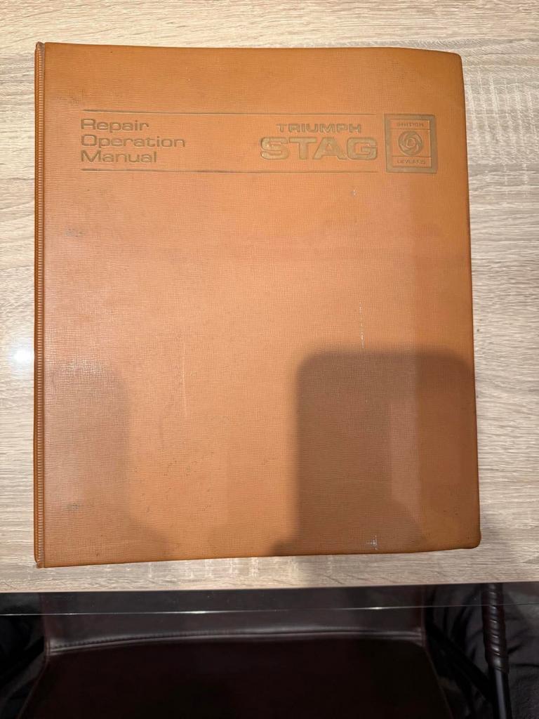 Werkplaats handboek Triumph Stag origineel engels, Ophalen, Zo goed als nieuw