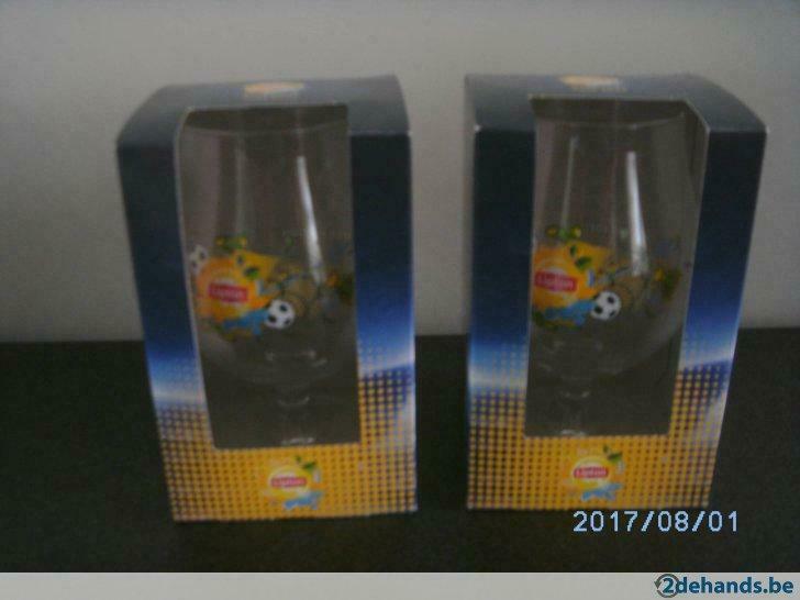 NEW 2 Ice tea glazen, Enlèvement ou Envoi, Neuf, Verre ou Verres