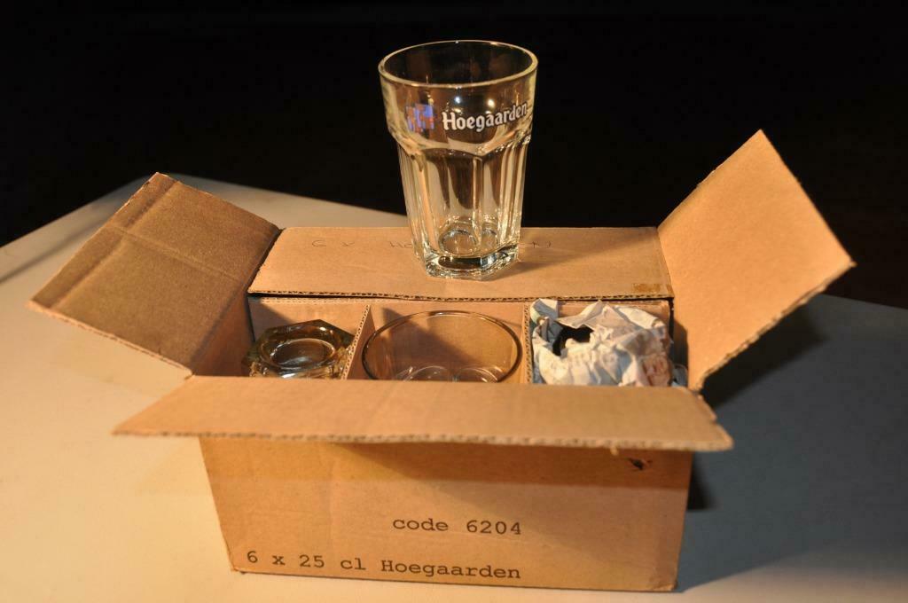 6 pièces Verres Hoegaarden - NOUVEAU, Enlèvement, Neuf, Verre à bière