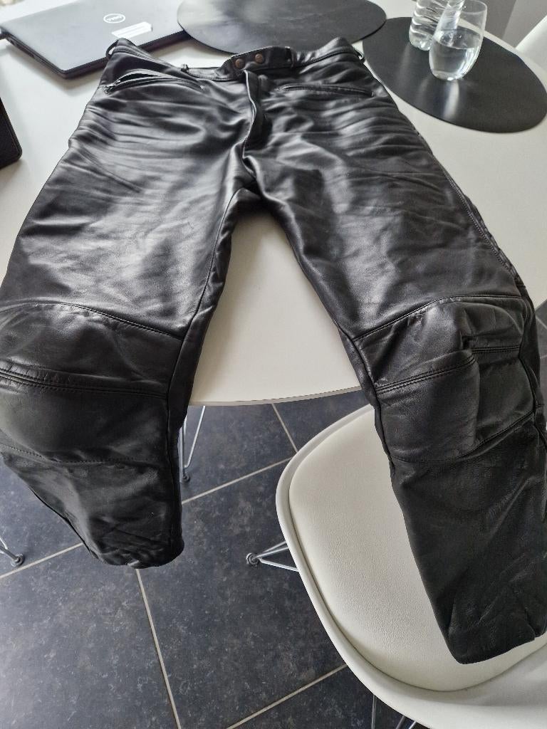 Motorbroek leder heren ! Goede staat!, Ophalen, Tweedehands, Heren, Broek | leer