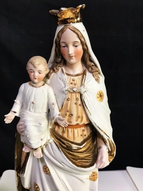 Maria met kindje Jezus Porselein Heiligenbeeld 😍💑🙏🤗👌, Ophalen of Verzenden
