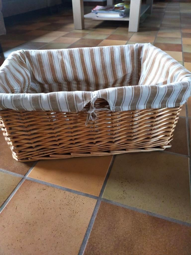 Rieten mand voor hout, Ophalen, Hout
