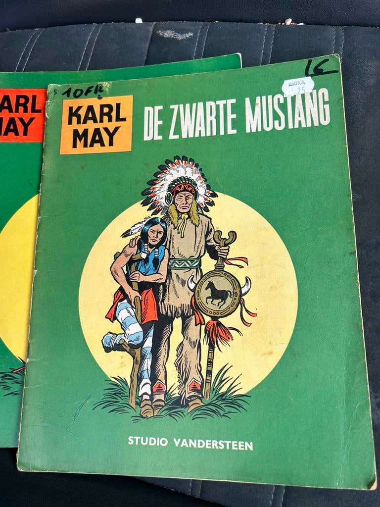 Karl May eerste druk Old Surehand en De zwarte mustang, Boeken, Ophalen of Verzenden, Zo goed als nieuw