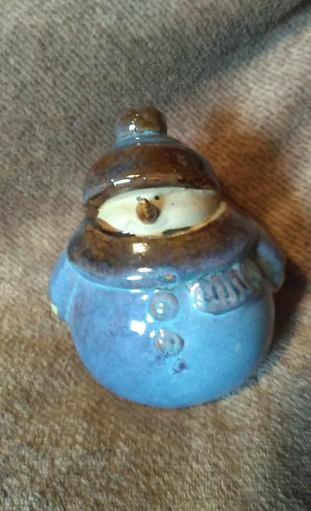 sneeuwman beeldje, Ophalen of Verzenden