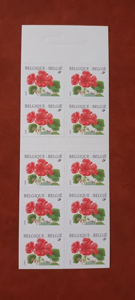 Feuillet de 10 timbres BUZIN (1999) à l'état neuf, Enlèvement ou Envoi, Neuf