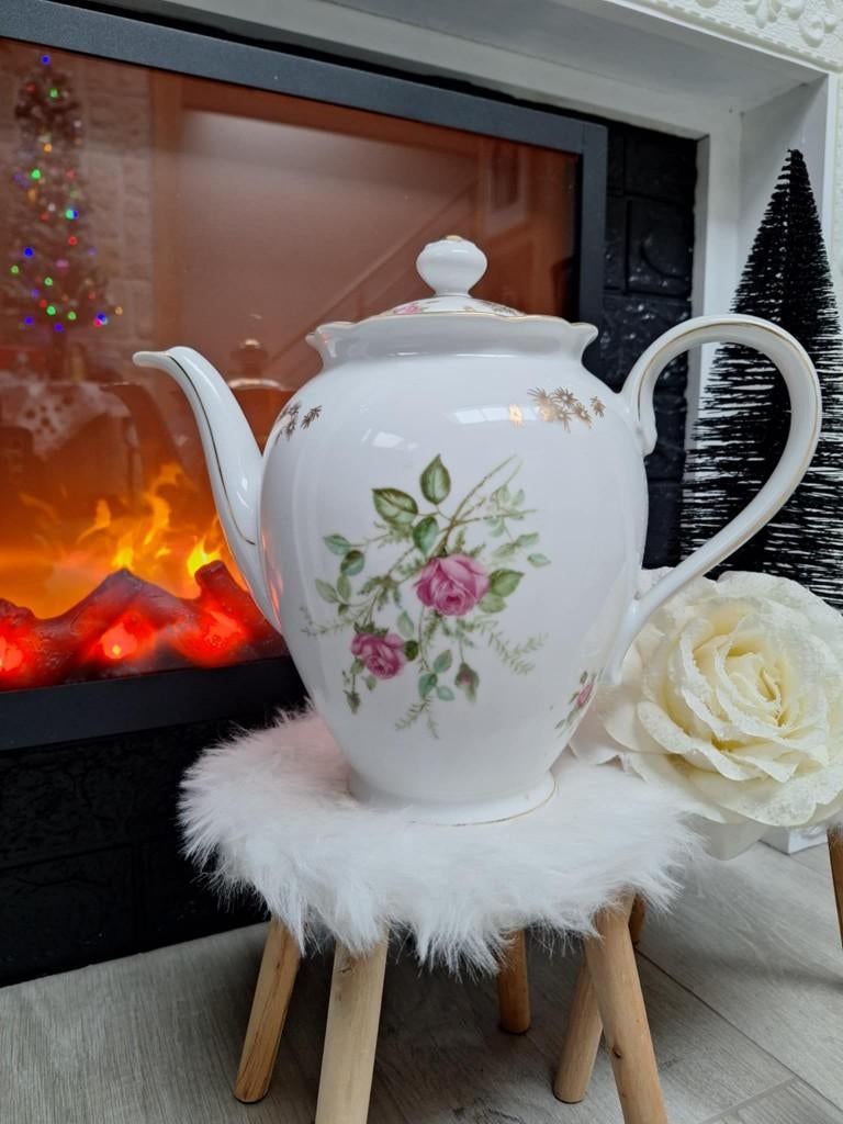 Vintage Porselein Bareuther Bavaria Koffiekan, Antiek en Kunst, Antiek | Porselein, Ophalen