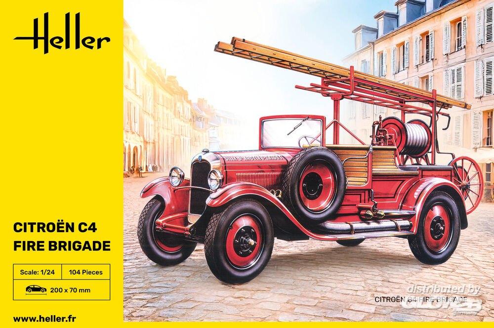 HELLER 80733 Citroën C4 Fire Brigade échelle 1/24, Hobby en Vrije tijd, Modelbouw | Auto's en Voertuigen, Groter dan 1:32, Nieuw