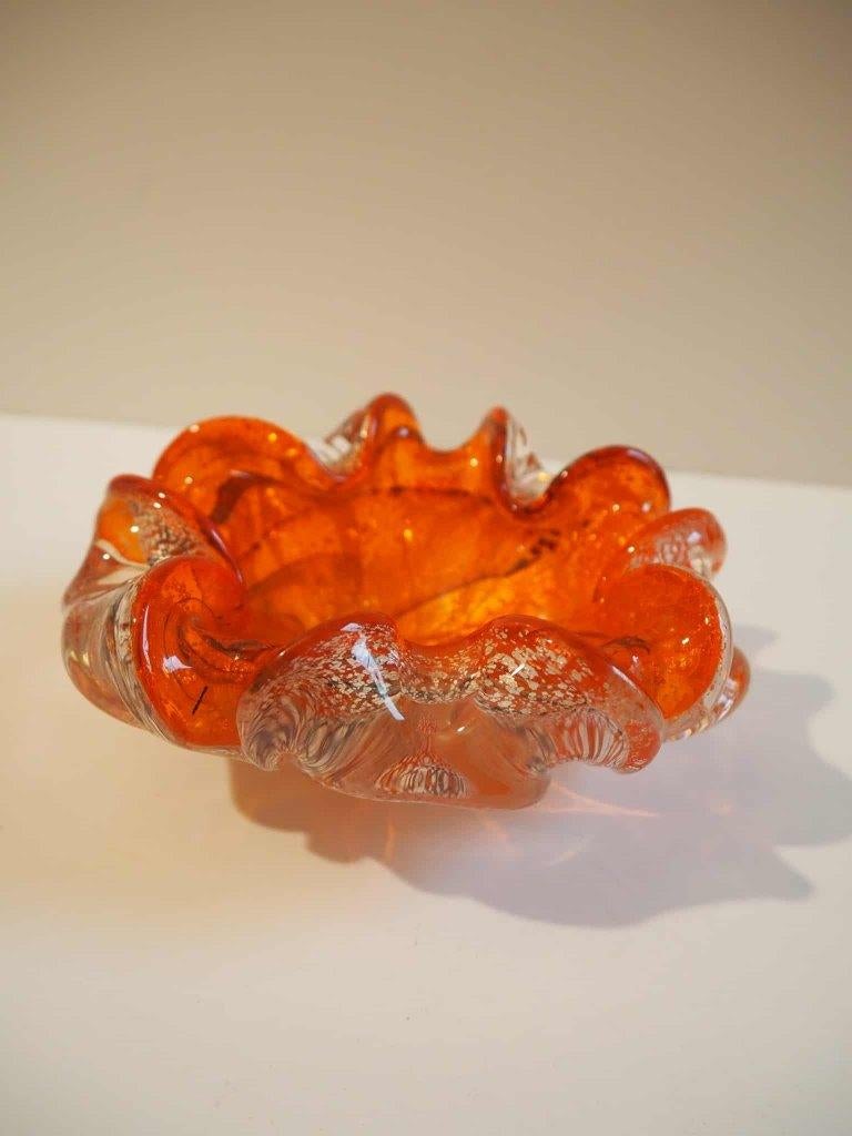 Mid-century murano glazen schaal, 1960s, Ophalen of Verzenden