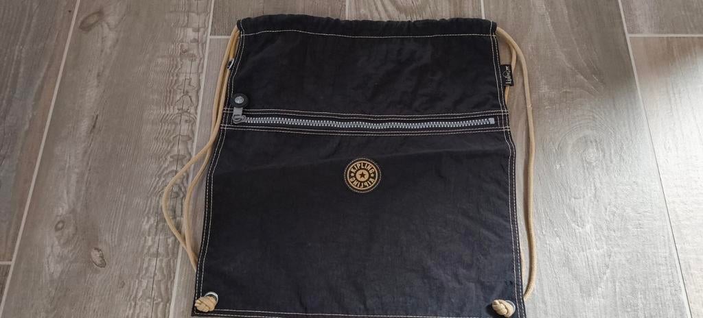 Kipling sportzak / zwemzak. zwart, Enlèvement, Comme neuf, Noir