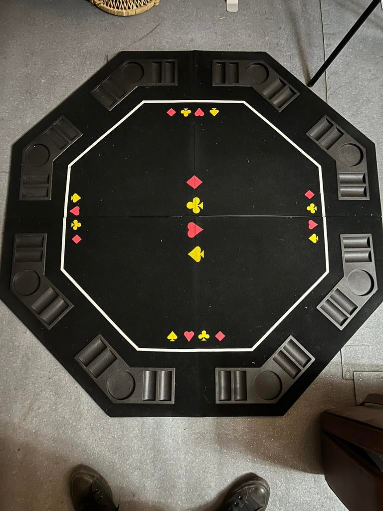 Table de poker, Ophalen, Gebruikt