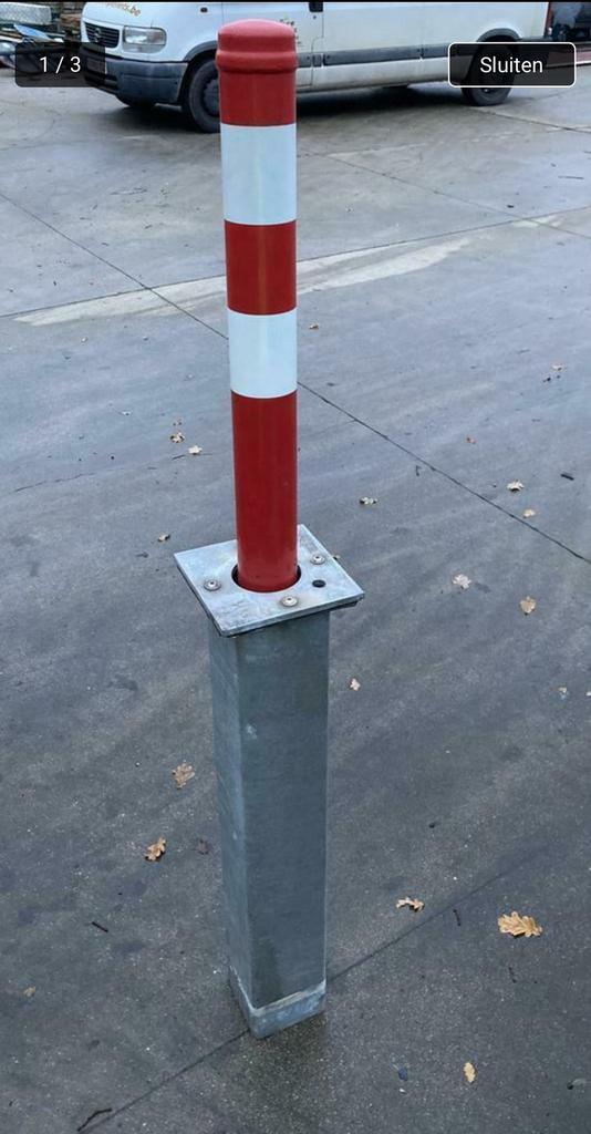 Anti parkeer paal verzinkbaar inzinkbaar gasdruk new parking