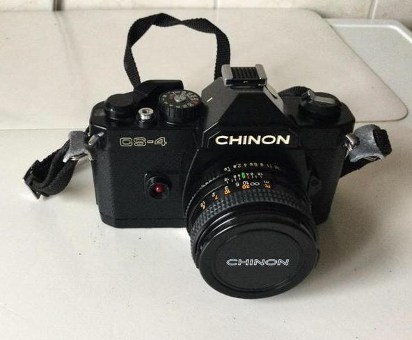 Analoge Chinon reflexcamera met 2 lenzen, flits en draagtas, Audio, Tv en Foto, Ophalen of Verzenden, Gebruikt, Spiegelreflex