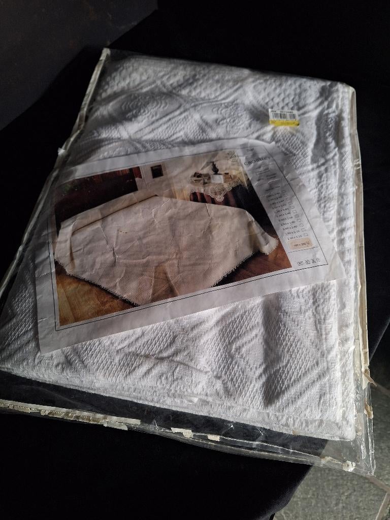 Vintage sprei/plaid, nieuw!, 100% katoen, Ophalen of Verzenden
