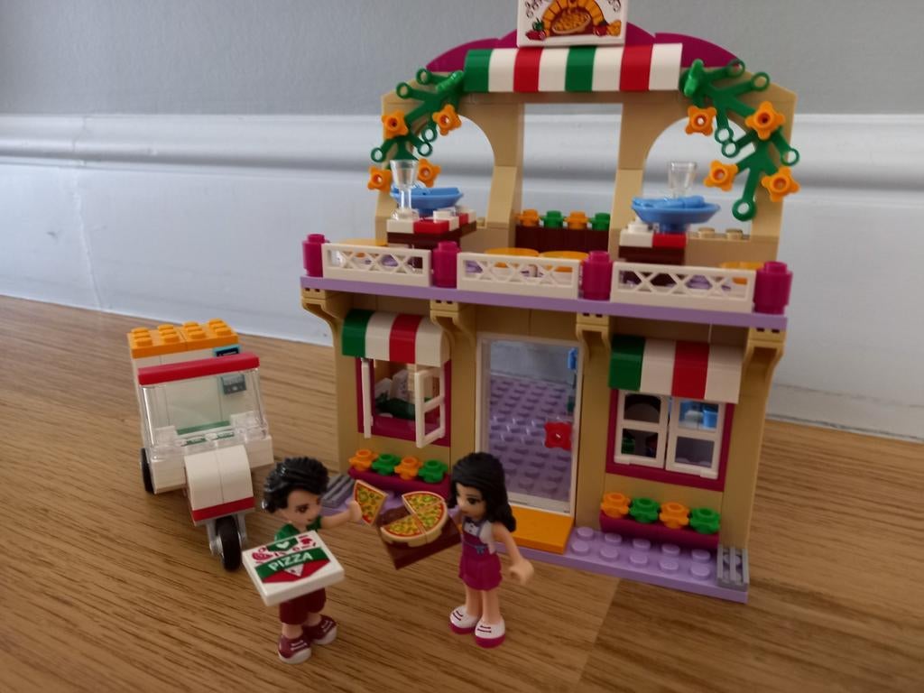 Lego friends pizzahut 41311, Ophalen, Zo goed als nieuw, Complete set, Lego
