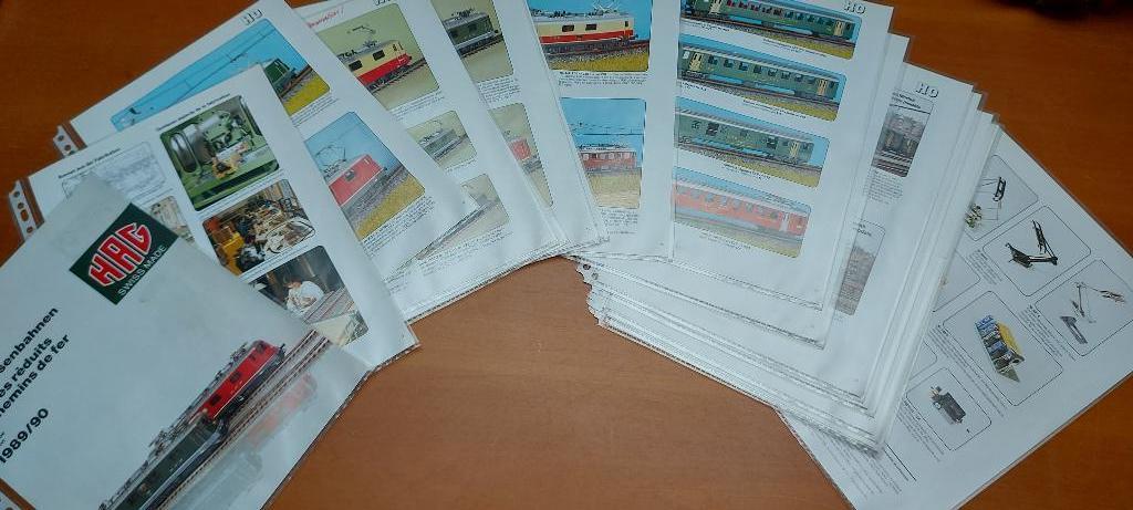 Hag, catalogue en vrac 1989/90, Hobby & Loisirs créatifs, Trains miniatures | HO, Autres marques, Analogique, Enlèvement ou Envoi