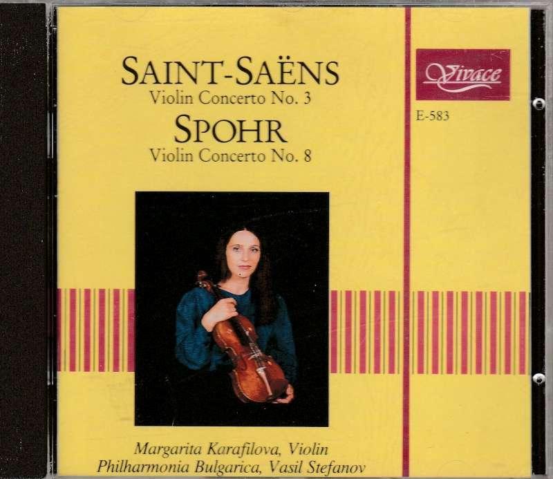 CD Vivace - Saint-Saëns & Louis Spohr - Violin concerto, Enlèvement ou Envoi, Romantique, Comme neuf, Orchestre ou Ballet